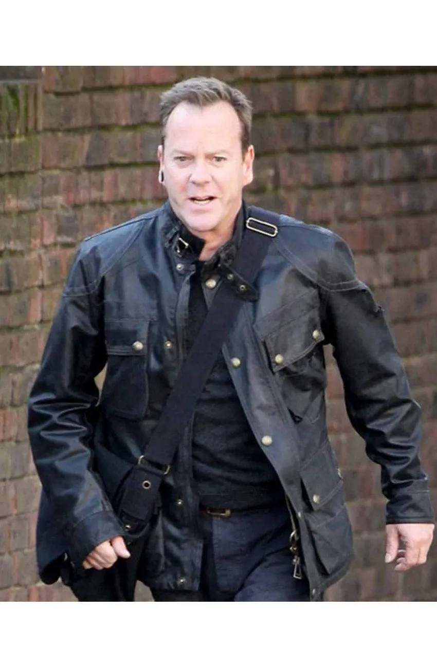 24 Live another Day Leather Jack Bauer Jacket