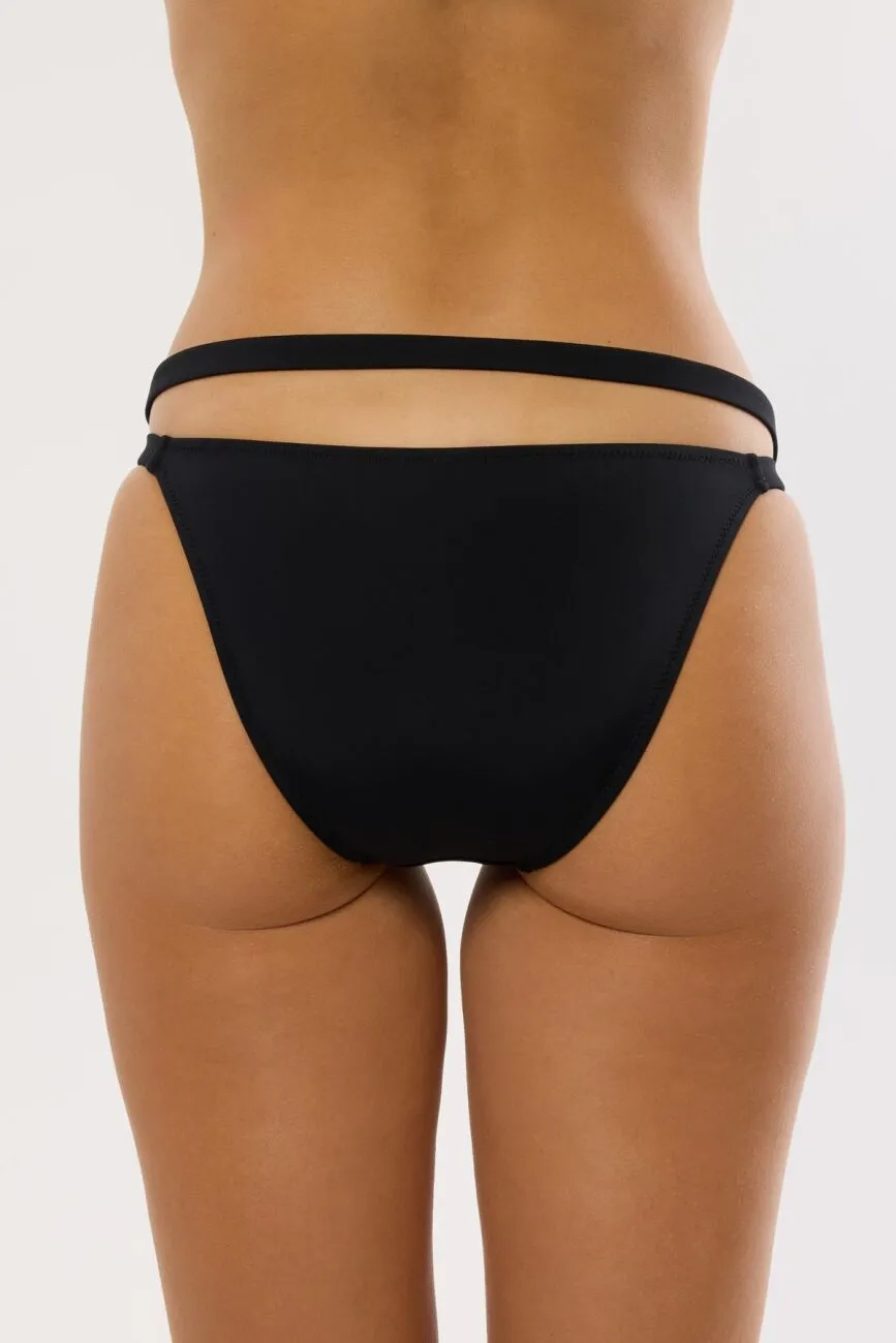 63066 Black Bikini Bottoms