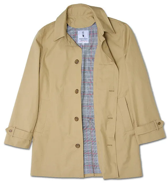 American Trench Coat in Khaki