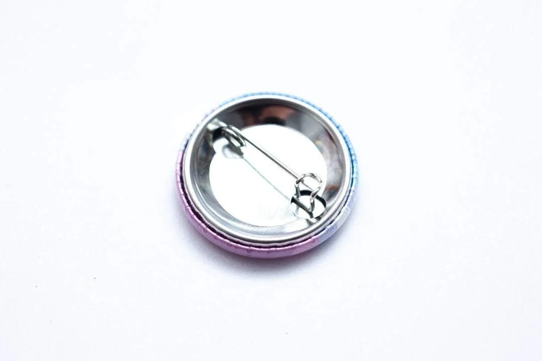 Bigender pride flag button