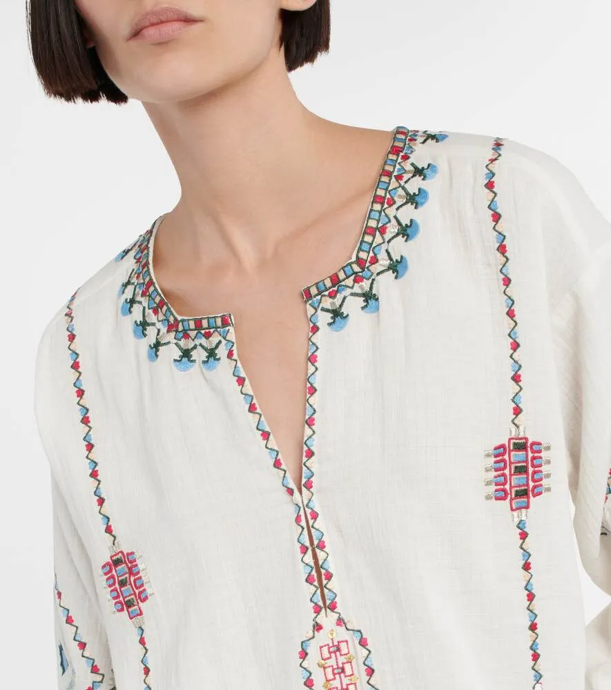 Blouse Clarisa with embroidery ISABEL MARANT, multicolored