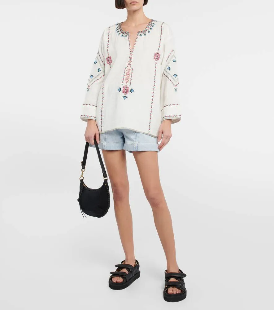 Blouse Clarisa with embroidery ISABEL MARANT, multicolored