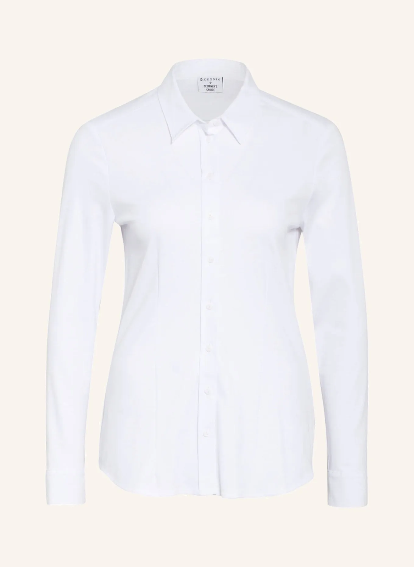 Blouse shirt DESOTO PIA aus Jersey, white