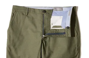 Bourne (Slim) - Olive Reverse Double Cloth Chino