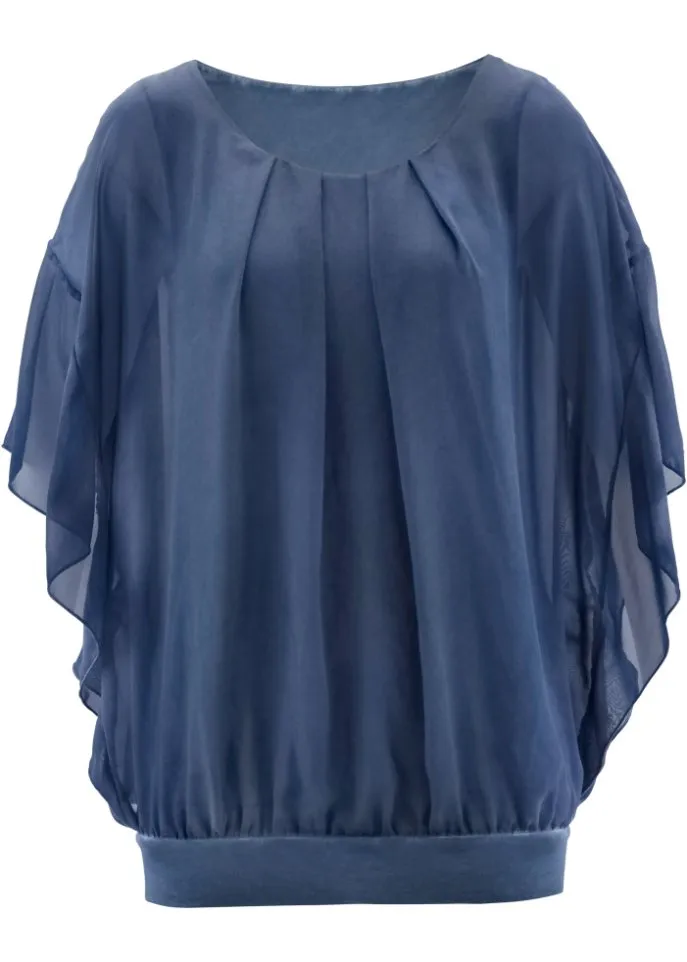 Bpc Selection distressed blouse, blue