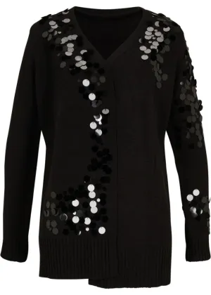 Bpc Selection sequin cardigan, black