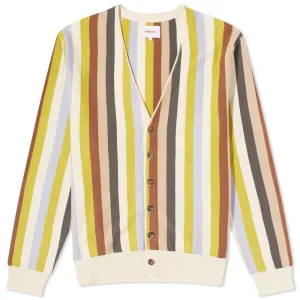 Checks Downtown Multi-Stripe Cardigan, Multicolor