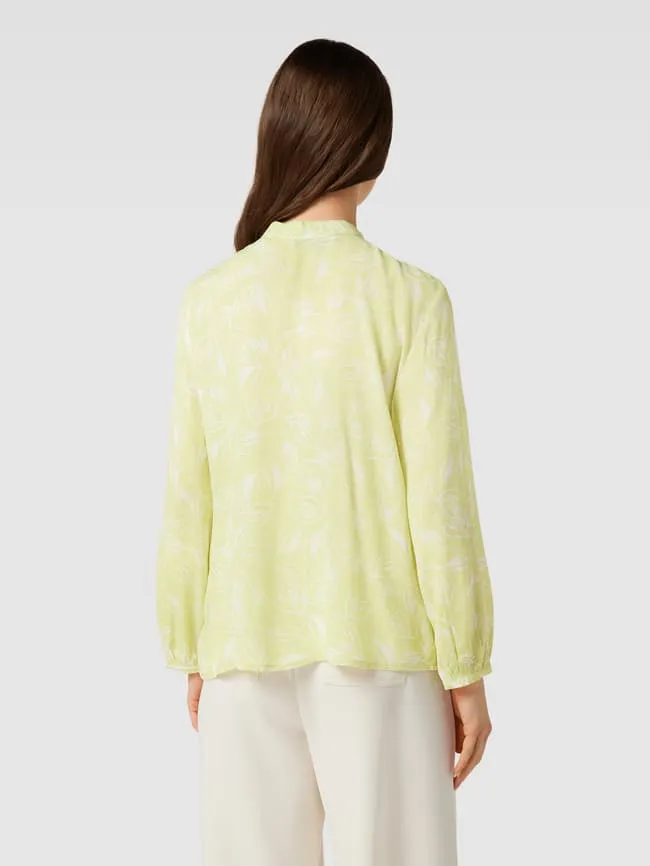 Christian Berg 3/4 Sleeve Shirt Blouse, Lime Green