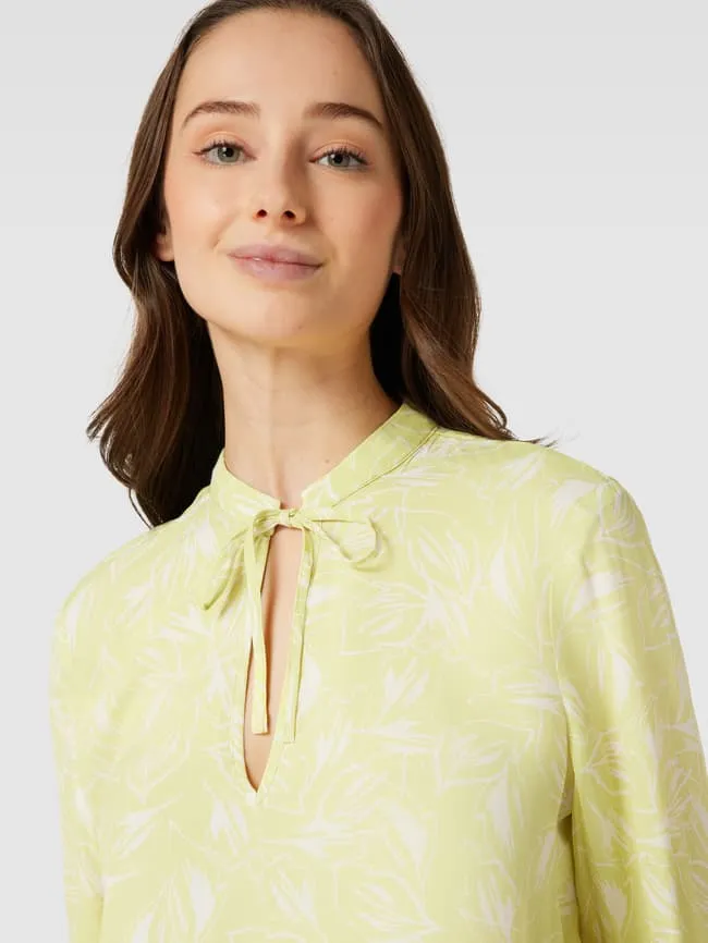 Christian Berg 3/4 Sleeve Shirt Blouse, Lime Green