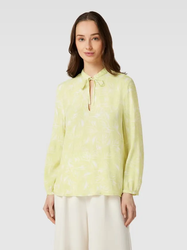 Christian Berg 3/4 Sleeve Shirt Blouse, Lime Green