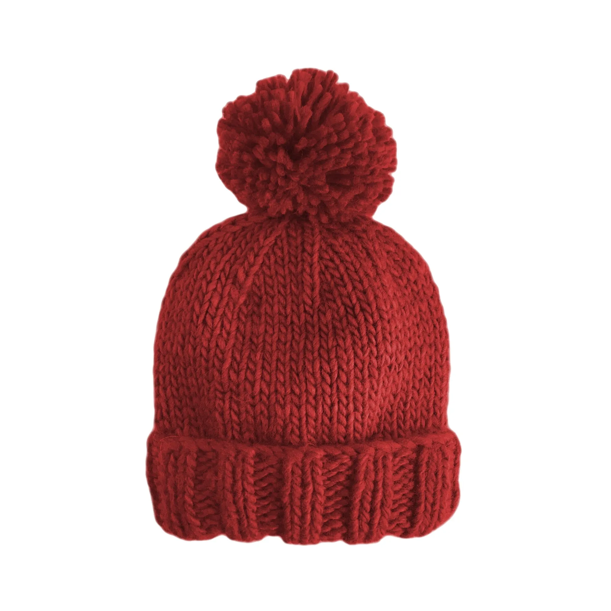 Classic Pom Hat, Red