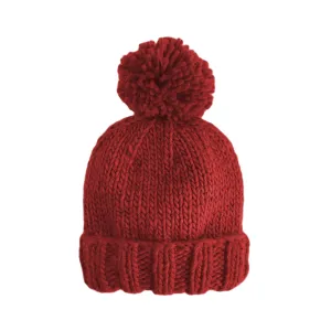 Classic Pom Hat, Red