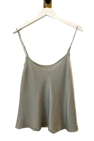 Cotton Silk Silver Paperbag Cami