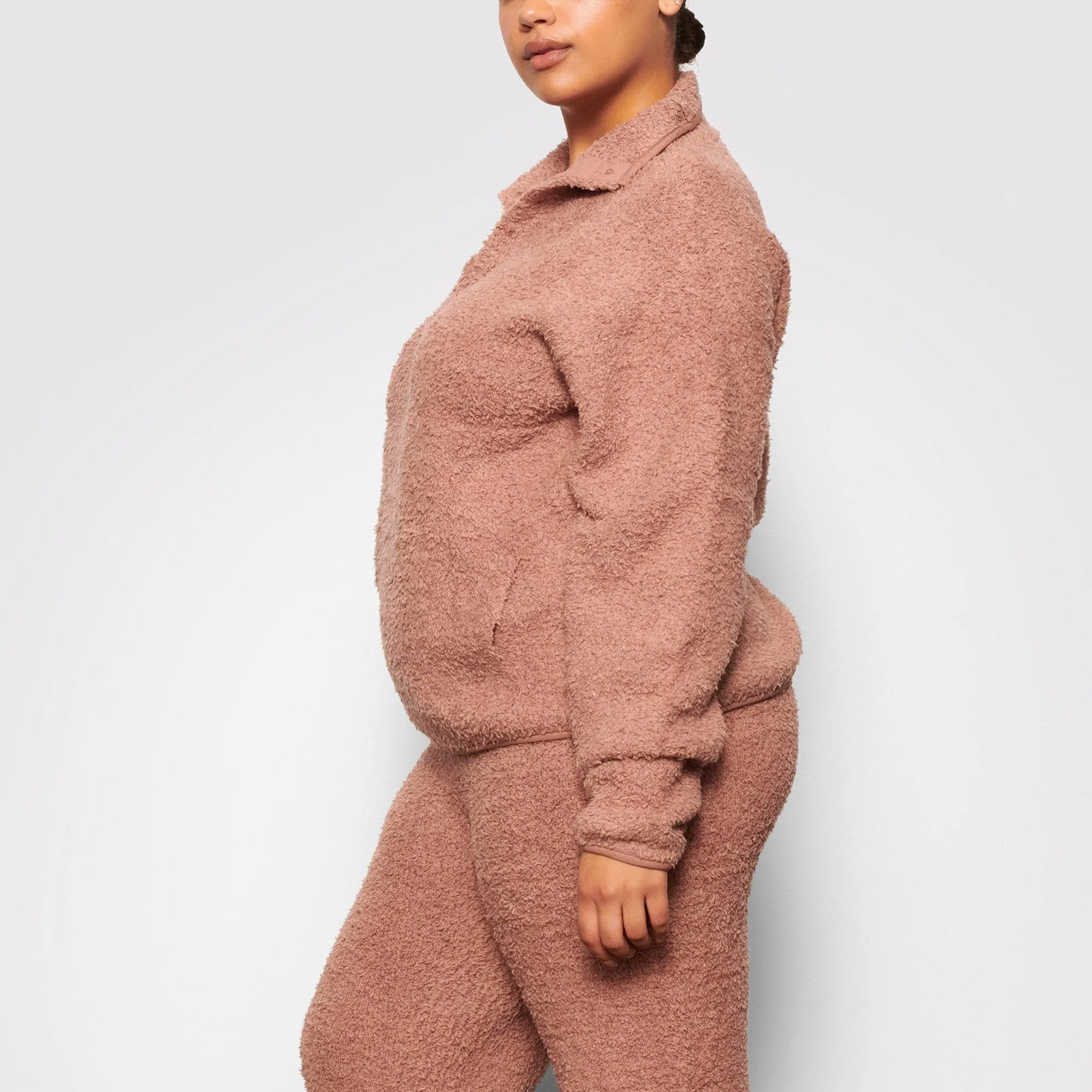 COZY KNIT PULLOVER | ROSE CLAY