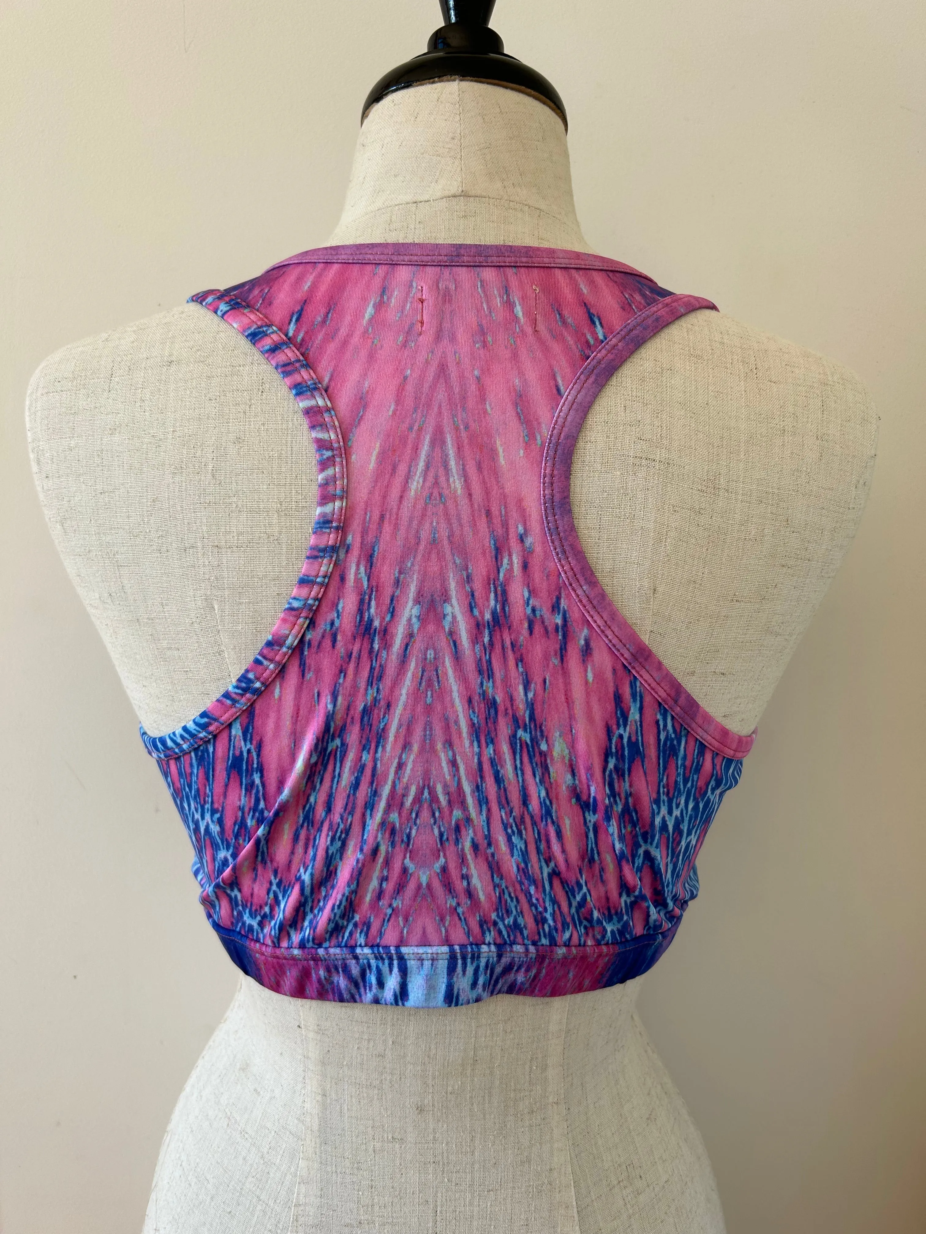 Cropped racer back top savanna purple