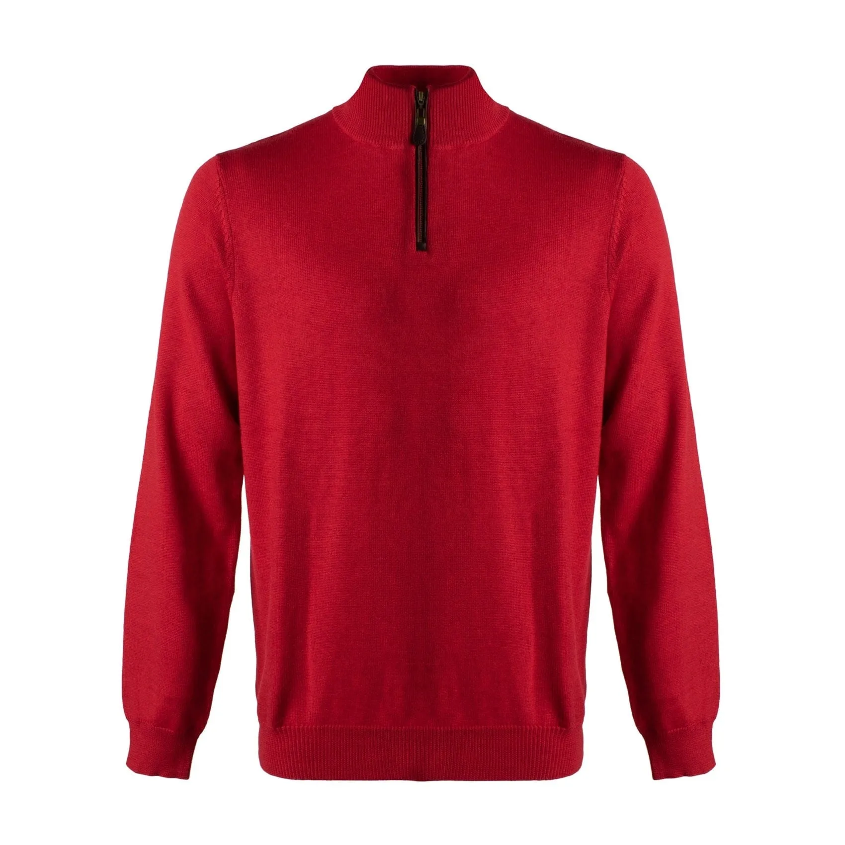 Elevate Your Wardrobe with the Versatile Quarter Zip Mockneck Sweaters in Extra Fine Merino Wool - Available in 10 Vibrant Colors