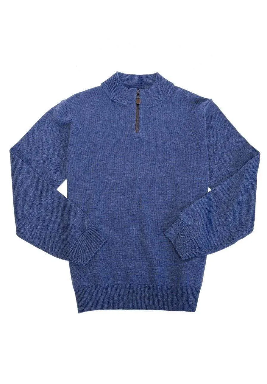 Elevate Your Wardrobe with the Versatile Quarter Zip Mockneck Sweaters in Extra Fine Merino Wool - Available in 10 Vibrant Colors