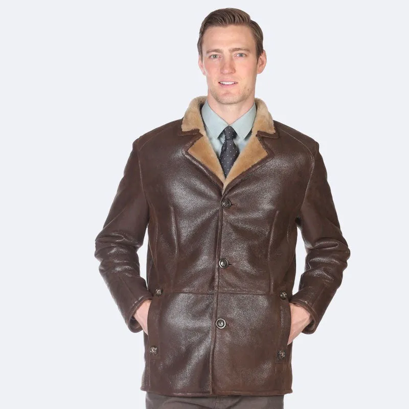 Eugene Brown Sheepskin Jacket: Best Winter Style for Men