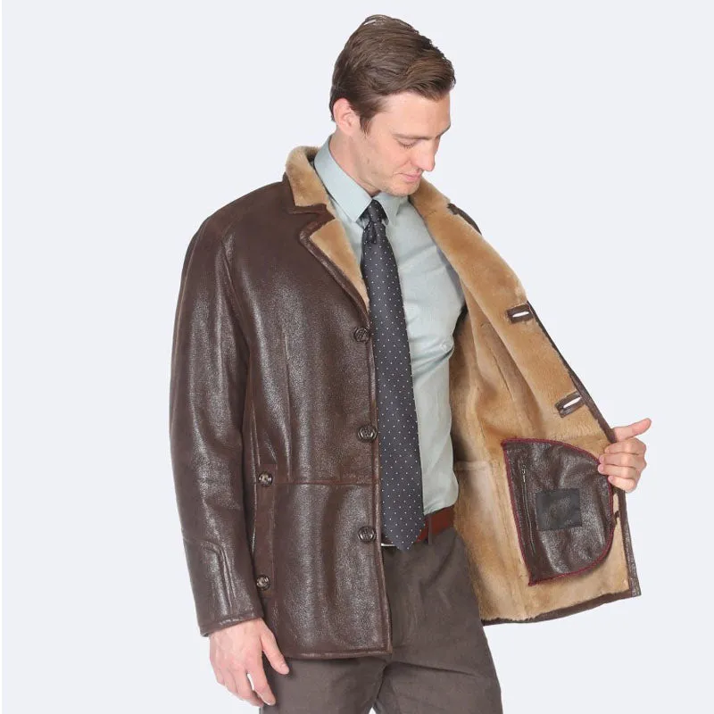 Eugene Brown Sheepskin Jacket: Best Winter Style for Men