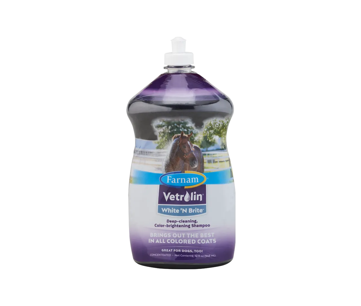 Farnam Vetrolin White 'N Brite Color-Brightening Shampoo