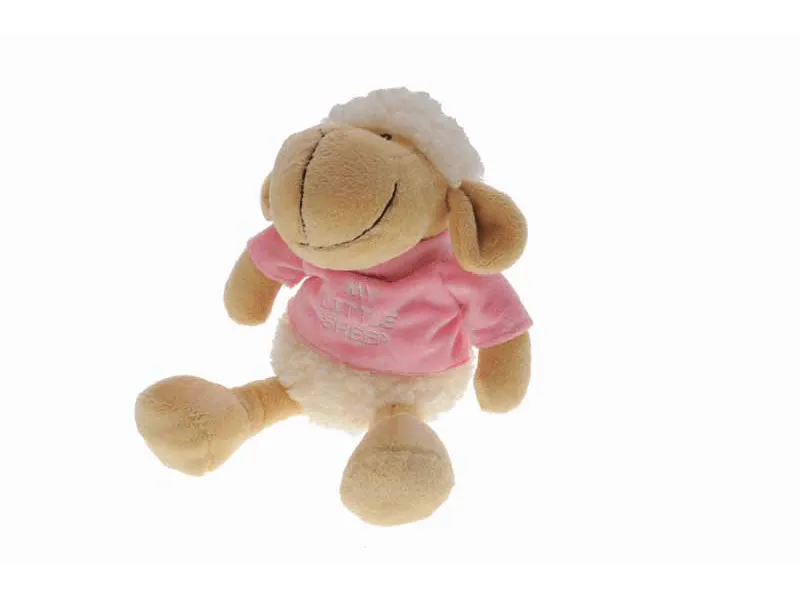 Gerkimex - Pluche schaap met t-shirt | knuffel schaap