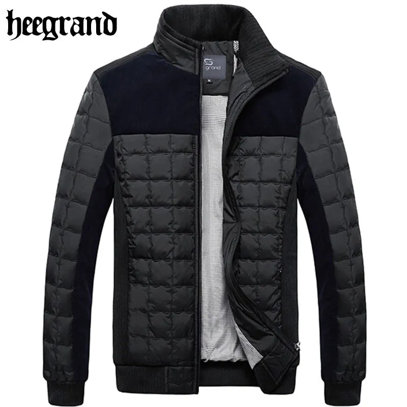 HEE GRAND Fashion Patchwork Warm Jacket Plaid Brief Leisure Office Coats