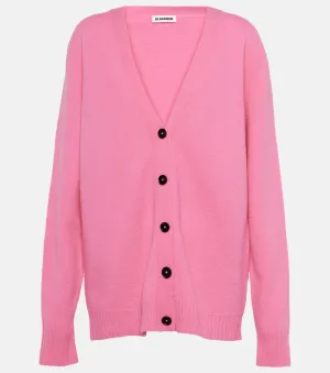 Jil Sander wool cardigan, pink