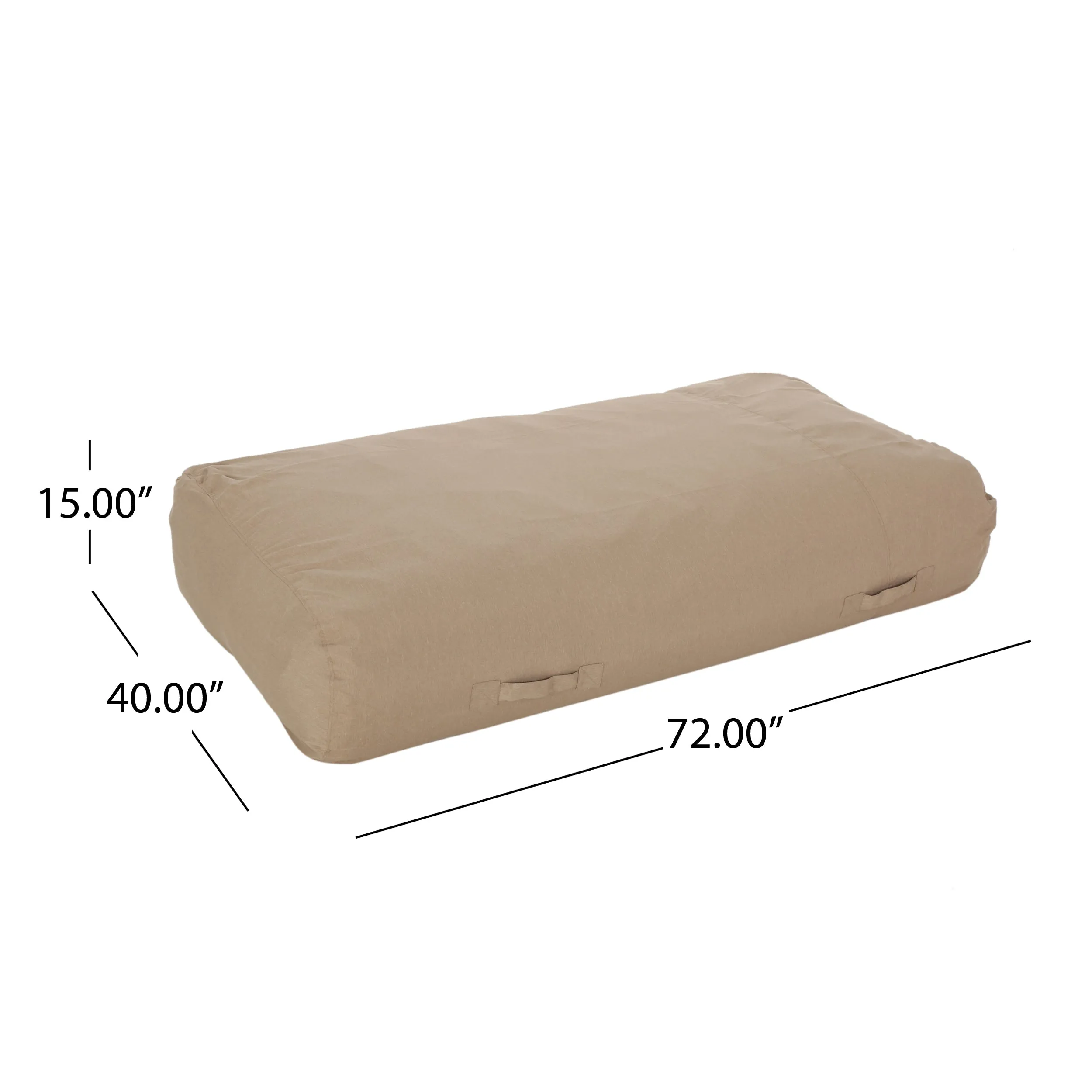 Judith Indoor Water Resistant 6'x3' Lounger Bean Bag