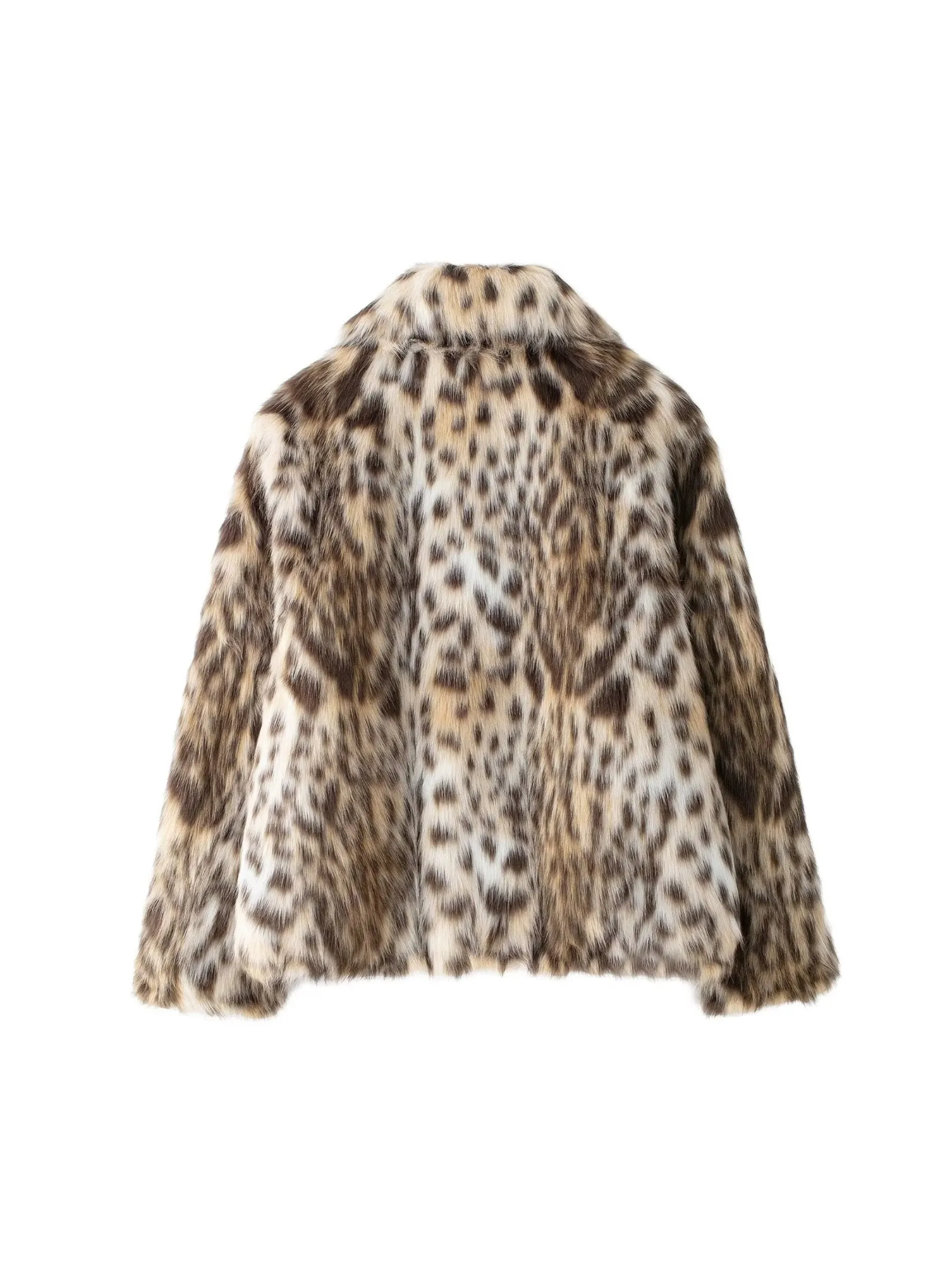 Lanora Leopard Faux Fur Coat