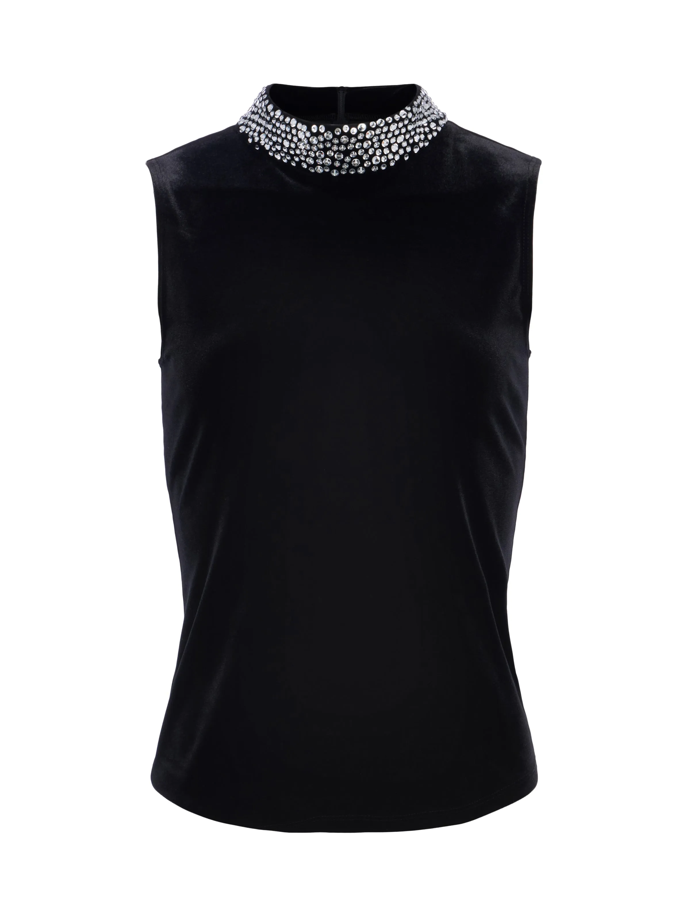 Madelyn Embellished Velvet Top