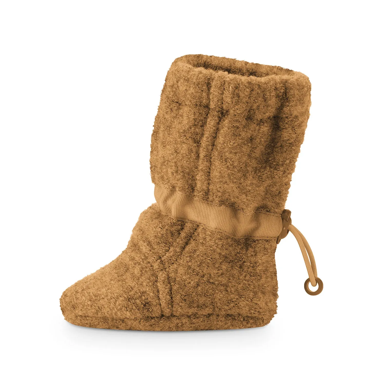 Mamalila Baby Organic Wool Booties - Camel