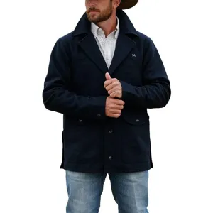 Miller Ranch By Cinch Men's Navy Wool Ranch Jacket DWJ2008003