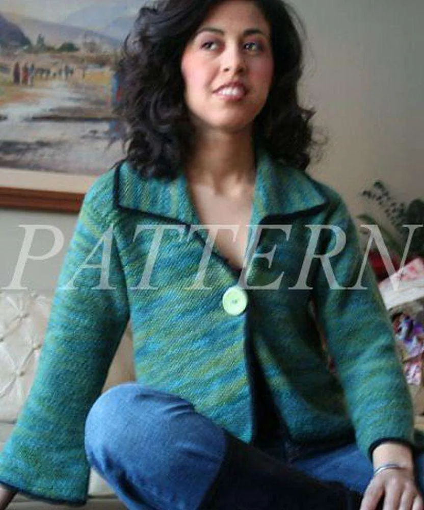 Misti Alpaca Cosmopolitan Jacket Pattern - Worsted