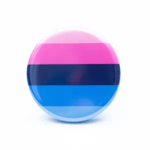 Omnisexual pride flag button