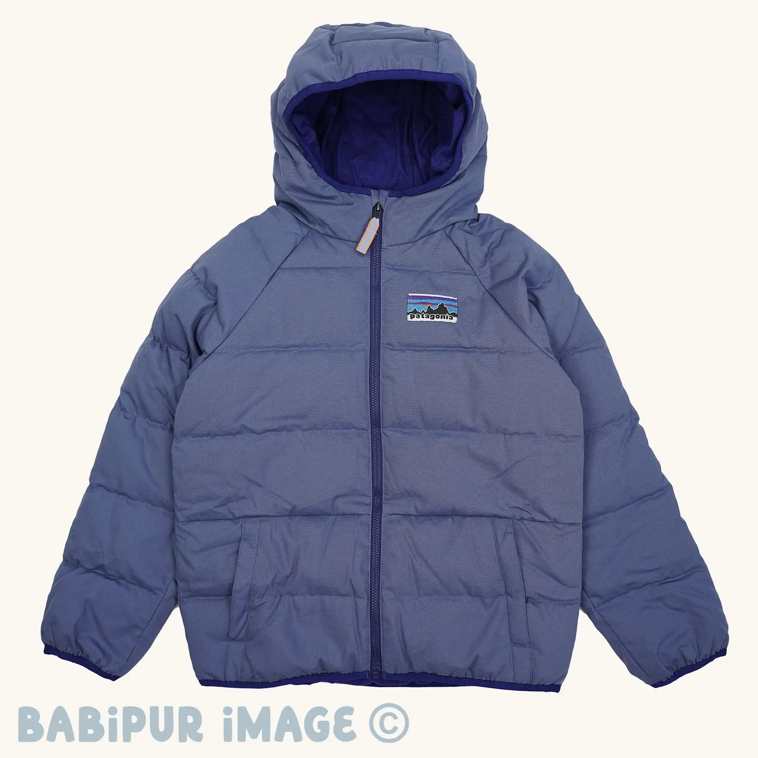 Patagonia Kids Cotton Quilted Down Jacket - Current Blue