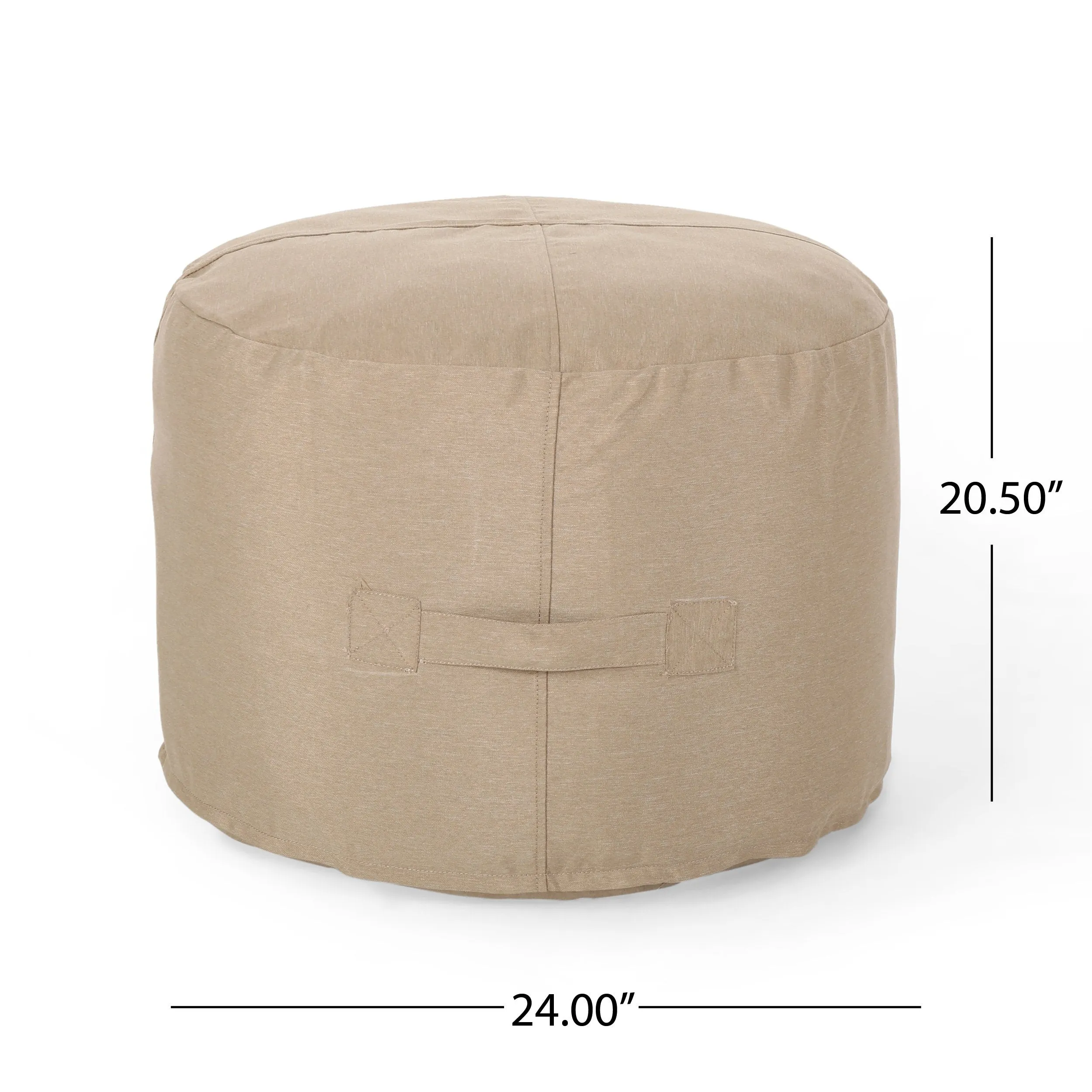 Riley Cay Outdoor Water Resistant 2 Ottoman Pouf