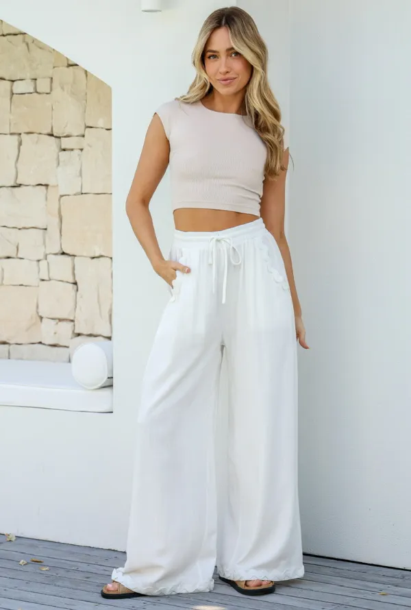 Rita Pants - White