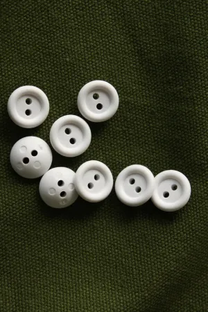 Rubber Buttons 14mm | Cool White