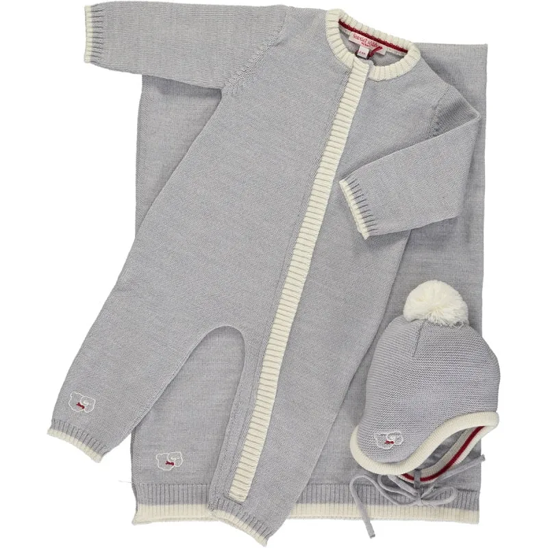 Scarlet Ribbon Baby Gift Set - Merino Daysuit - Mist