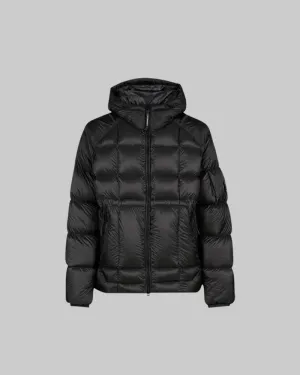 Shell Hooded Down Jacket - Black