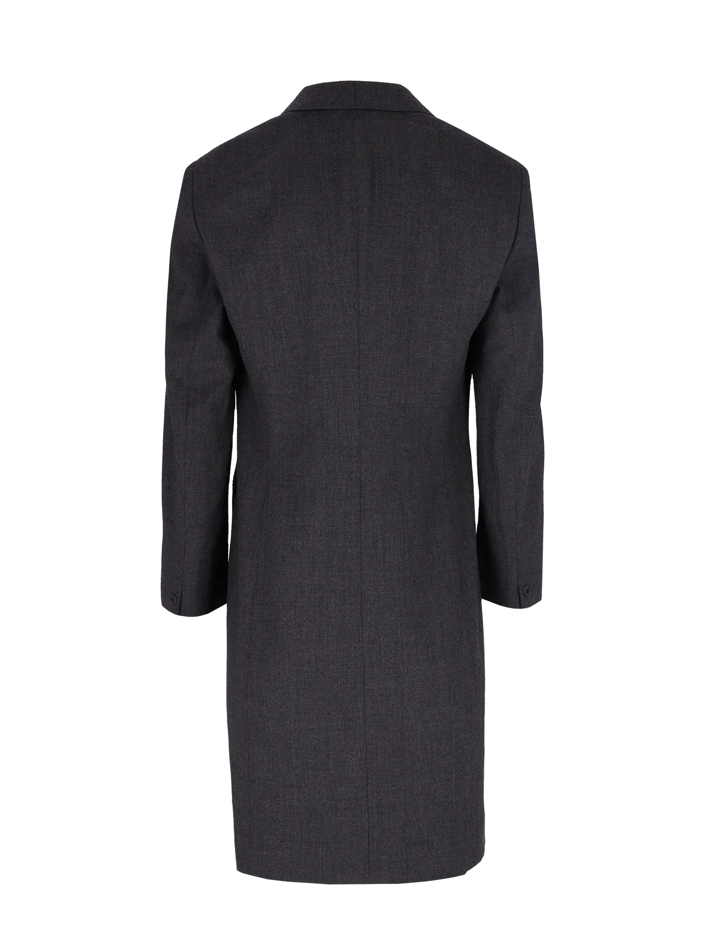 single-breasted tailored coat