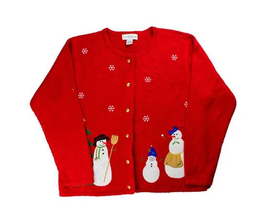 Snow Family-Small Christmas Sweater