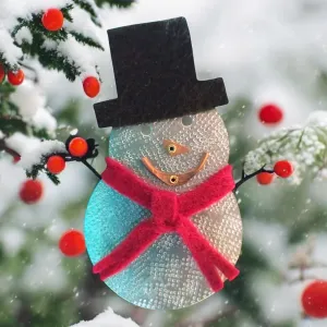 Snowman Lapel Pin