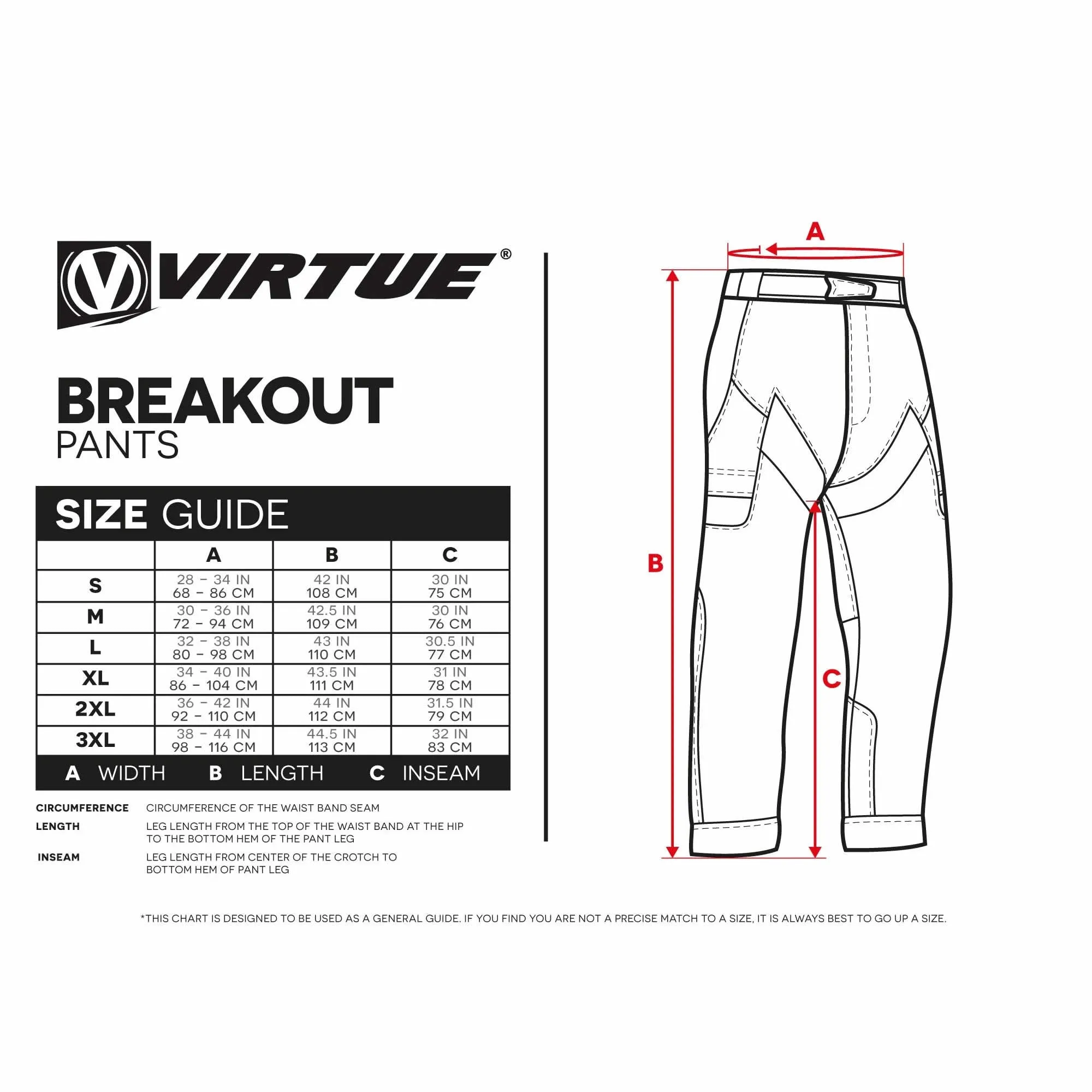 Virtue Breakout Pants - Black