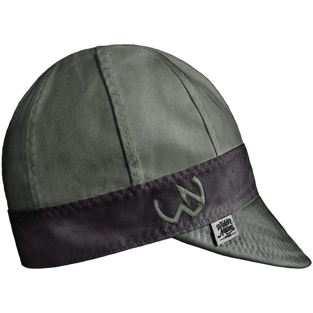 WelderNation The Hustler Green/Black Welding Beanie