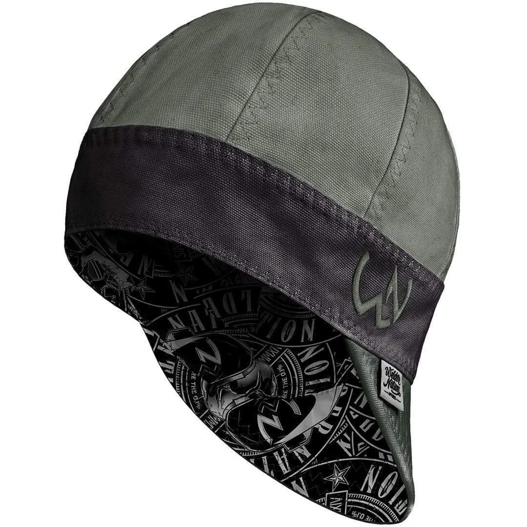 WelderNation The Hustler Green/Black Welding Beanie