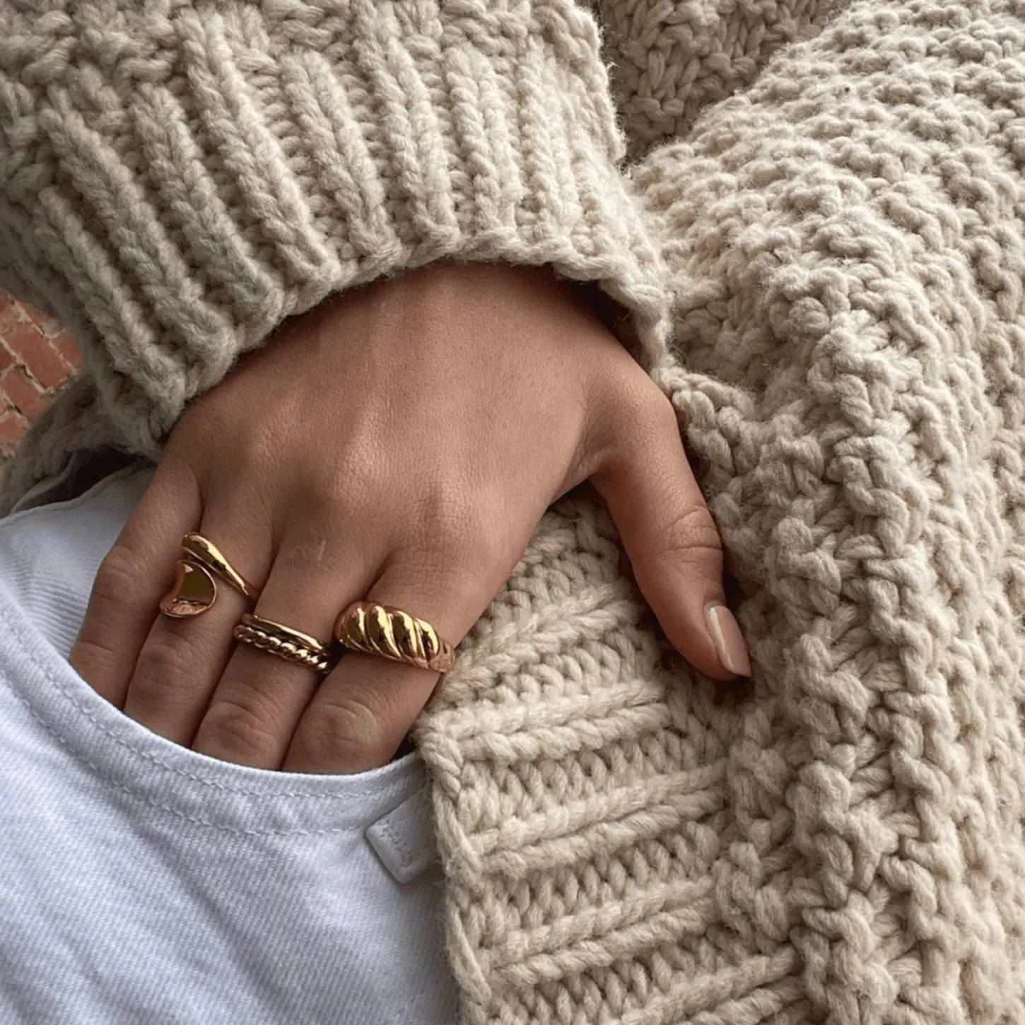 Zafino Rope Ring - Yellow Gold