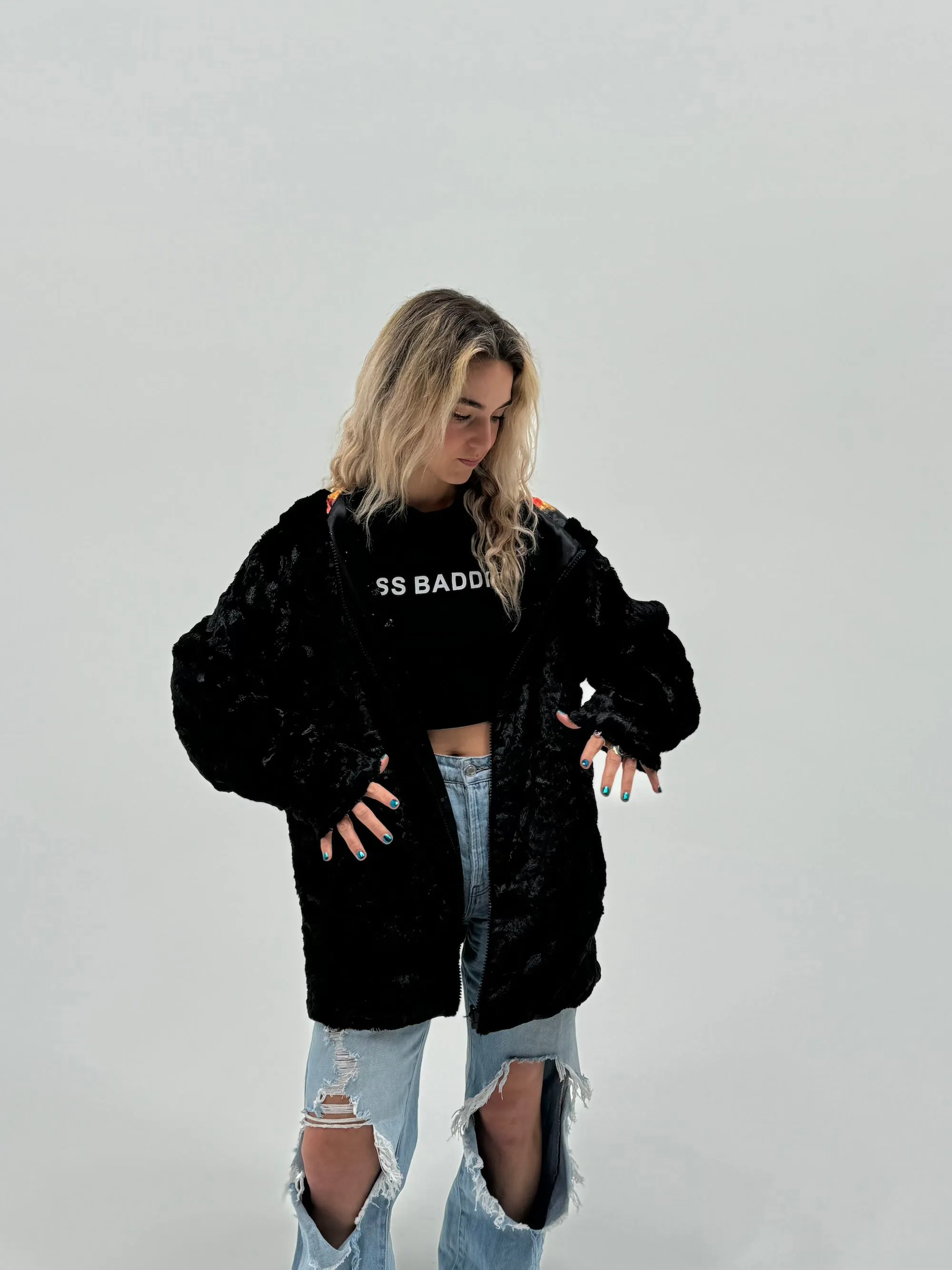 Zodiac Dreams ♐️ Sagittarius Reversible Faux Fur Jacket